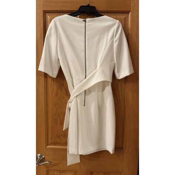 Alice + Olivia Virgil Boat Neck Wrap Dress size 4 - Picture 4 of 4